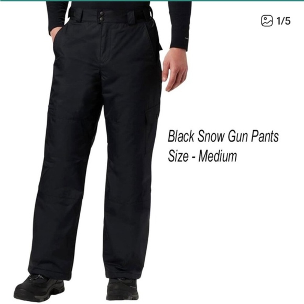 Columbia Black Snow Pants